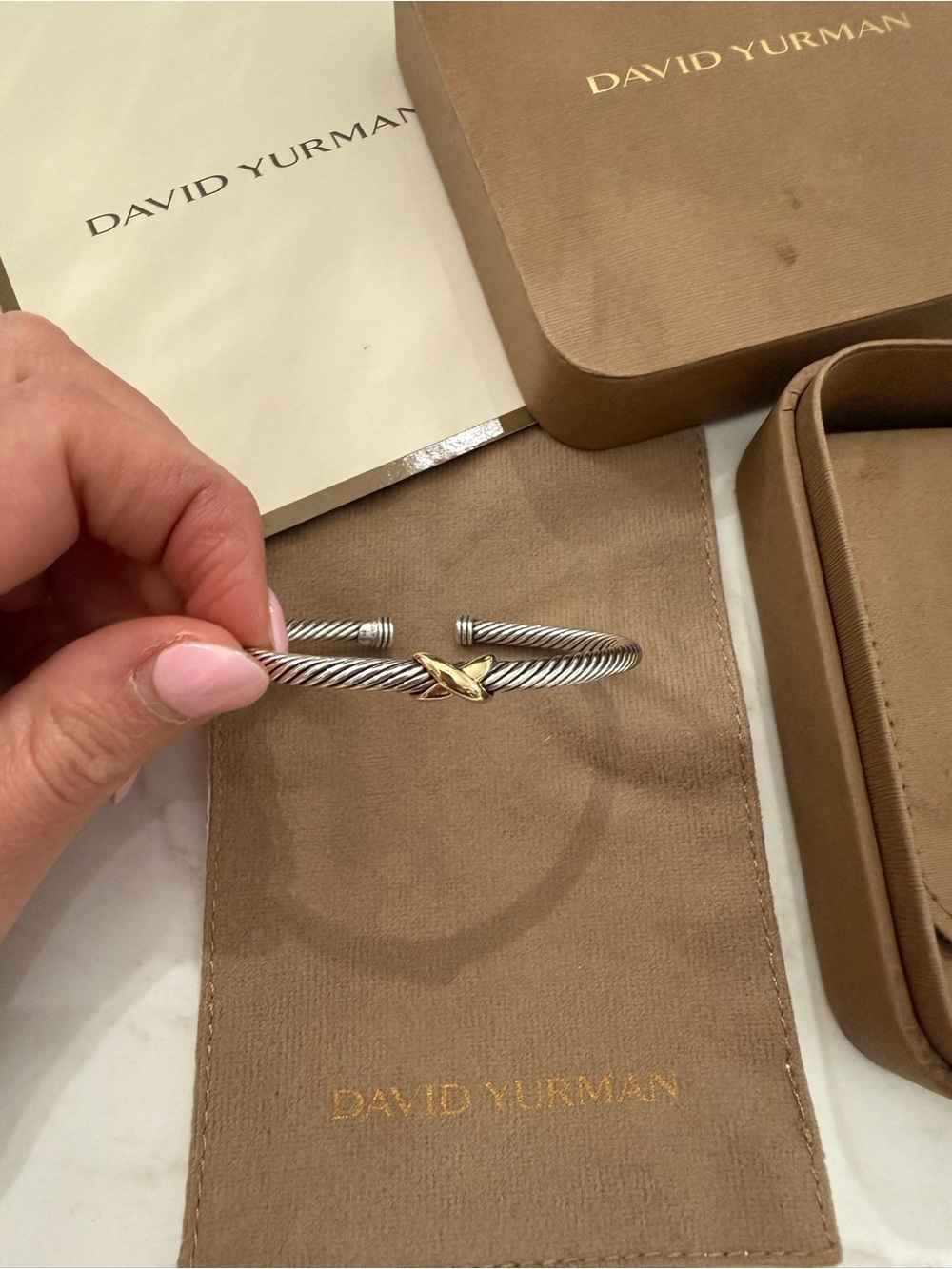 David Yurman Cable X Bracelet